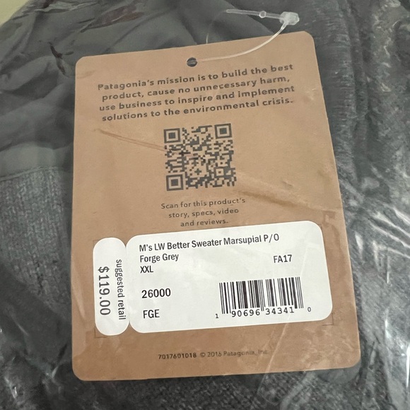 NWT Patagonia Men's Lightweight Better Sweater®
Marsupial Pullover - Picture 2 of 5